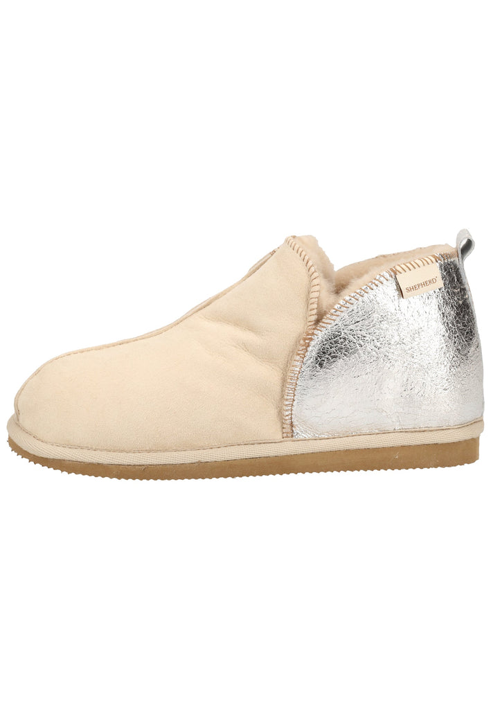 Pantoletten Shepherd Hausschuhe Leder Honey Warmfutter