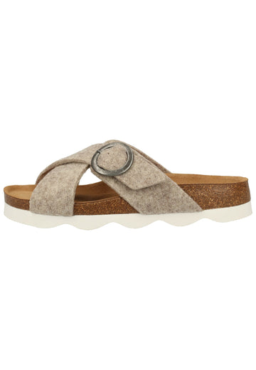 Pantoletten Shepherd Hausschuhe Wolle Beige