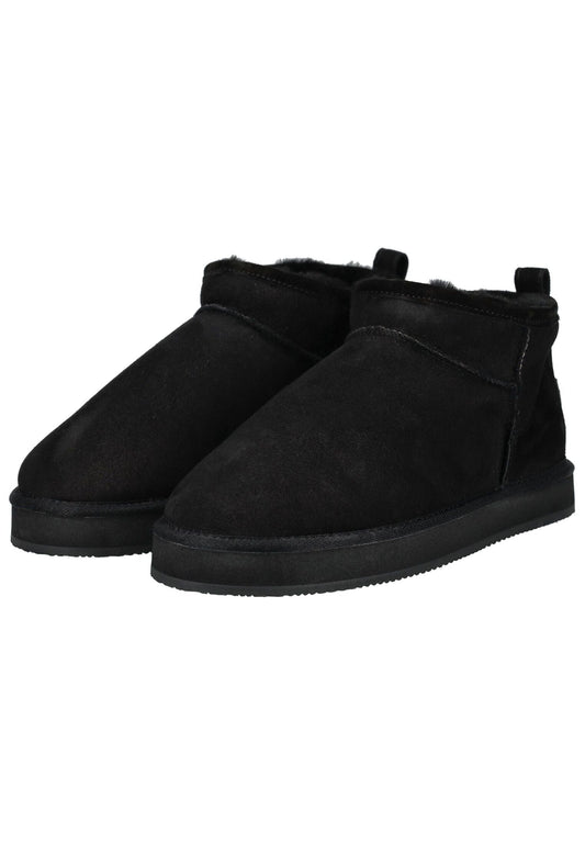 Shepherd Stiefelette Veloursleder Schwarz Warmfutter