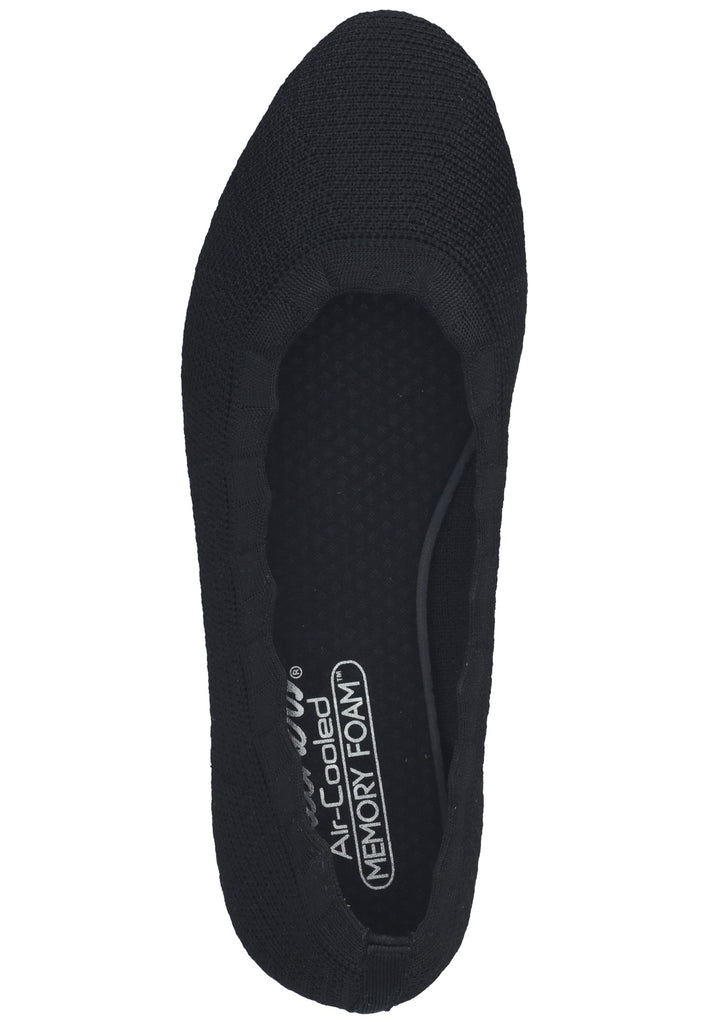 Skechers Ballerinas Mesh Schwarz