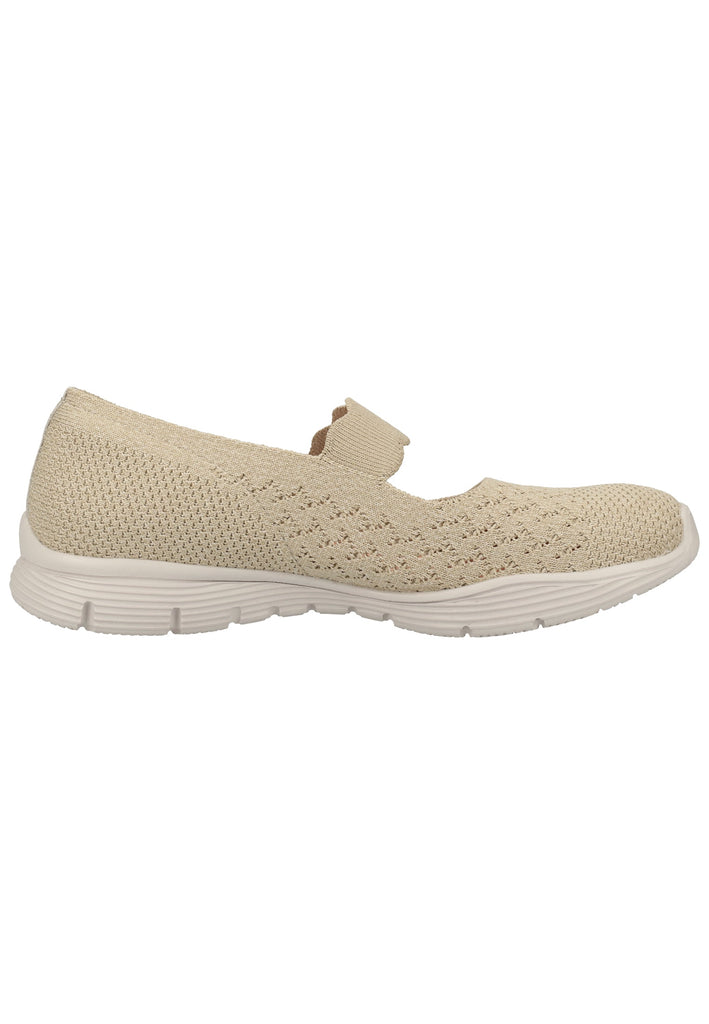Skechers Ballerinas Textil Beige