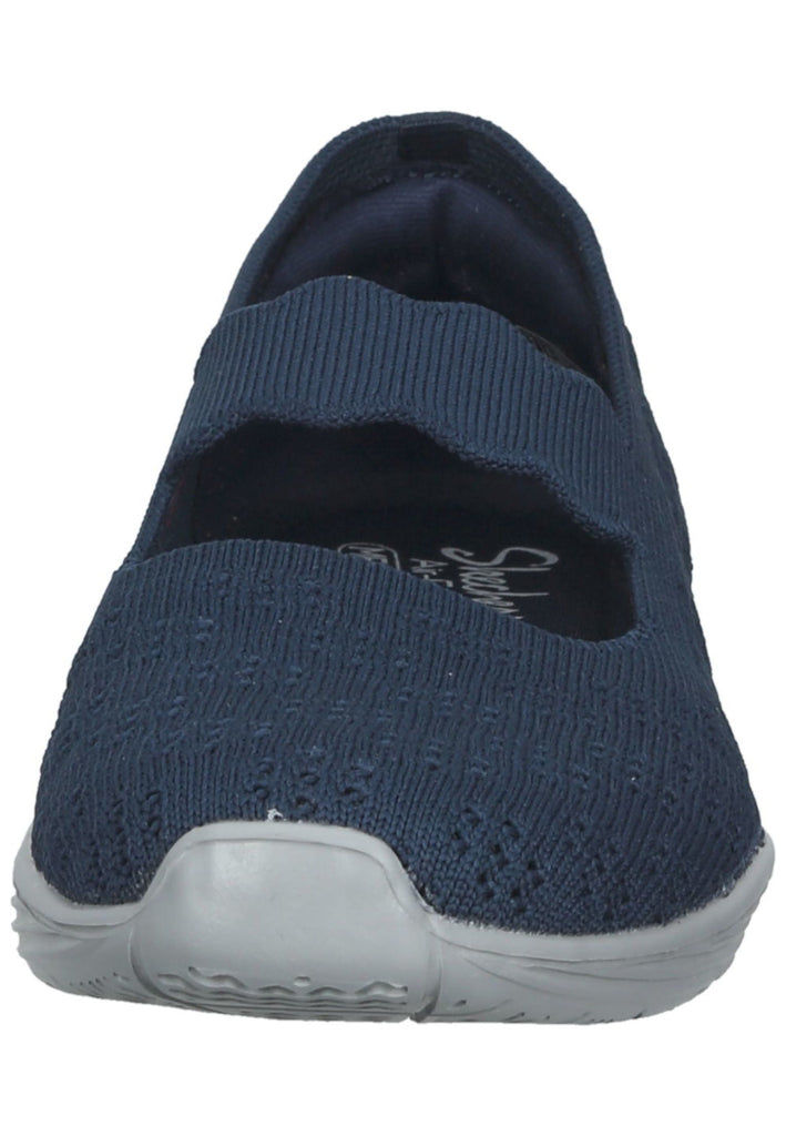 Skechers Ballerinas Textil Blau