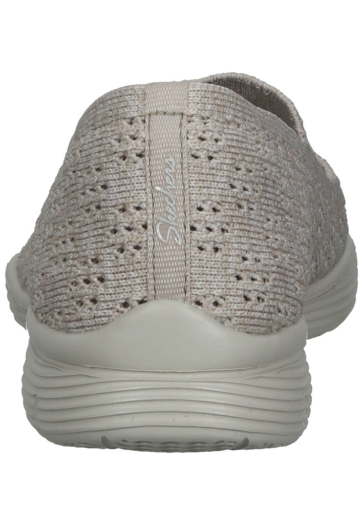 Skechers Ballerinas Textil Grau