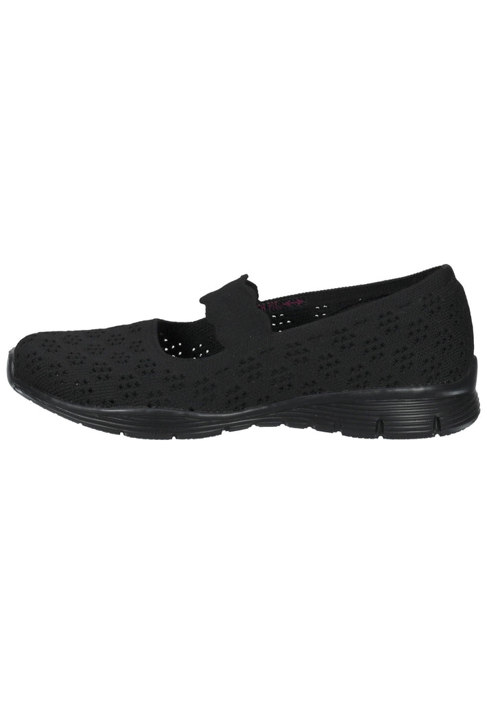 Skechers Ballerinas Textil Schwarz