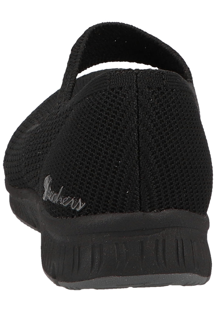 Skechers Ballerinas Textil Schwarz