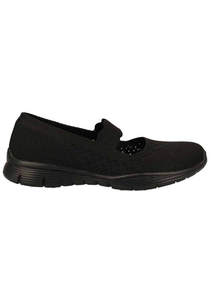 Skechers Ballerinas Textil Schwarz
