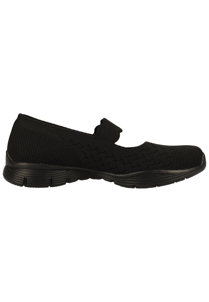 Skechers Ballerinas Textil Schwarz