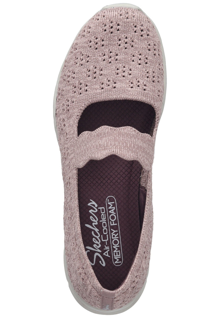 Skechers Ballerinas Textil Violett