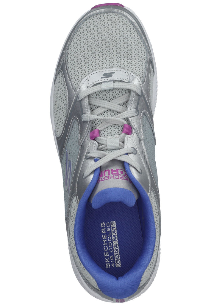 Skechers Halbschuhe Leder/Mesh Silber