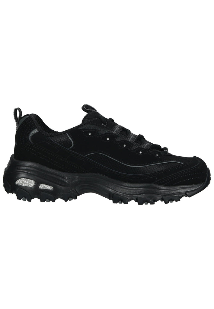 Skechers Halbschuhe Leder Schwarz