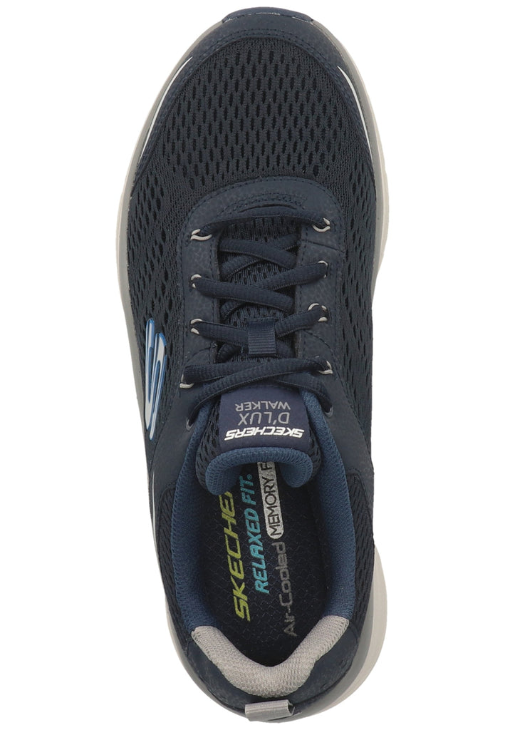 Skechers Halbschuhe Leder/Textil Blau