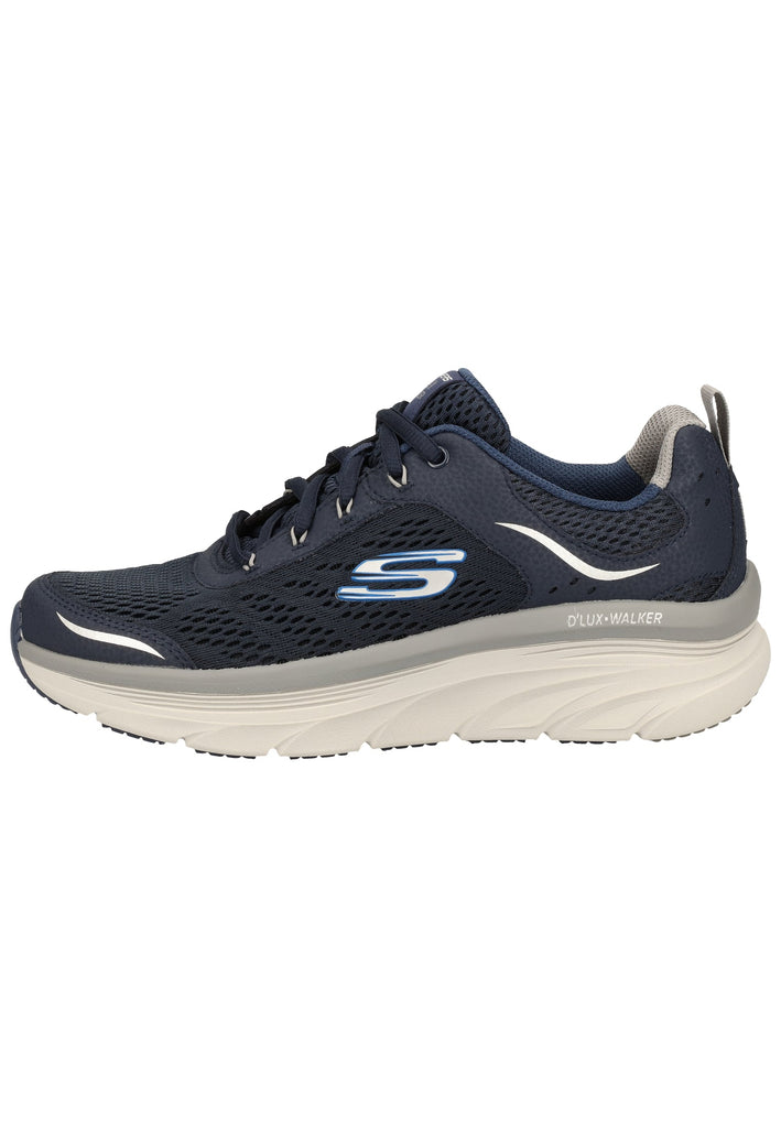 Skechers Halbschuhe Leder/Textil Blau