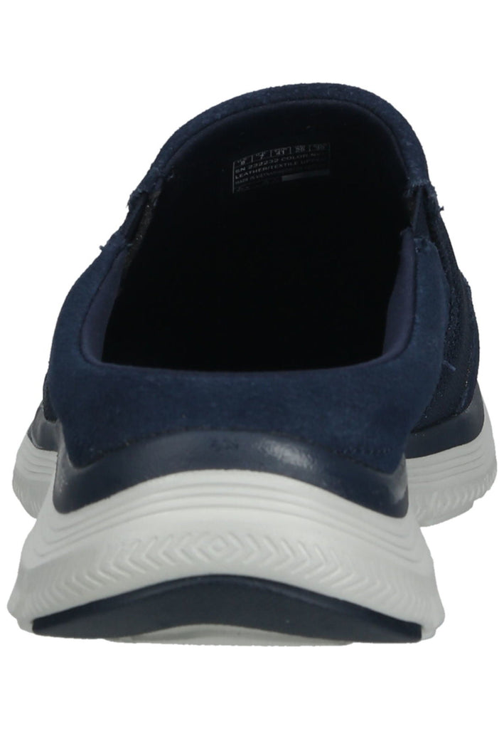 Skechers Pantoletten Leder Blau