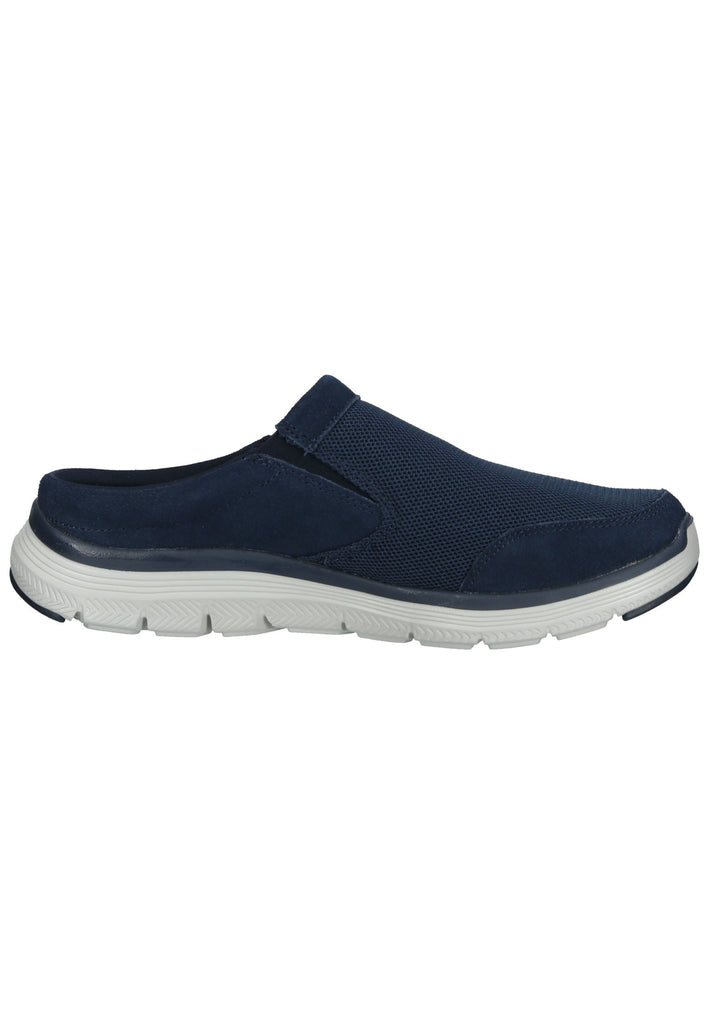 Skechers Pantoletten Leder Blau