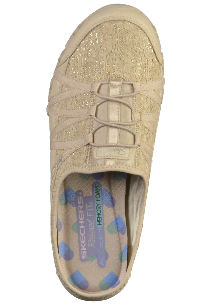 Skechers Pantoletten Textil Natural