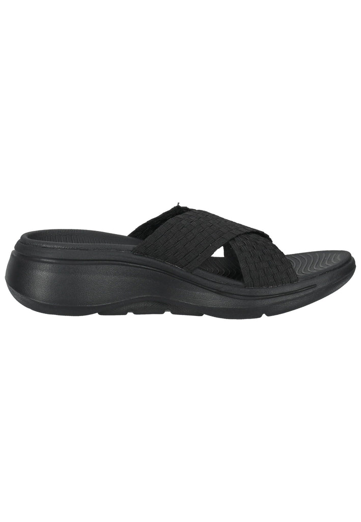 Skechers Pantoletten Textil Schwarz