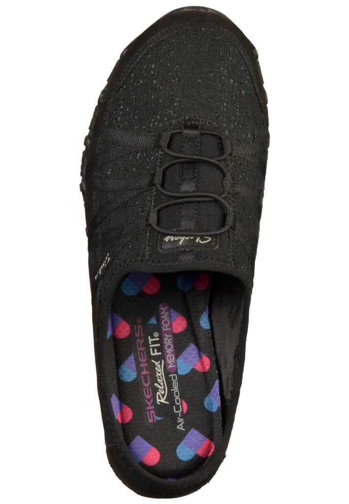 Skechers Pantoletten Textil Schwarz