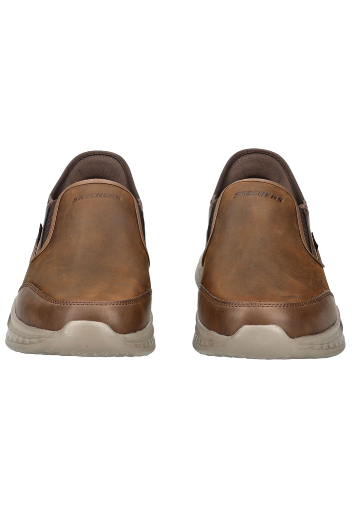 Skechers Slipper Leder Braun