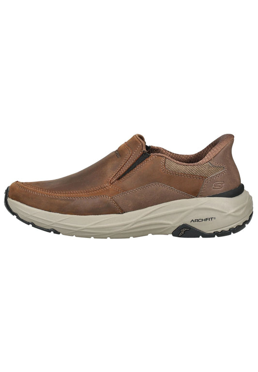 Skechers Slipper Leder Braun