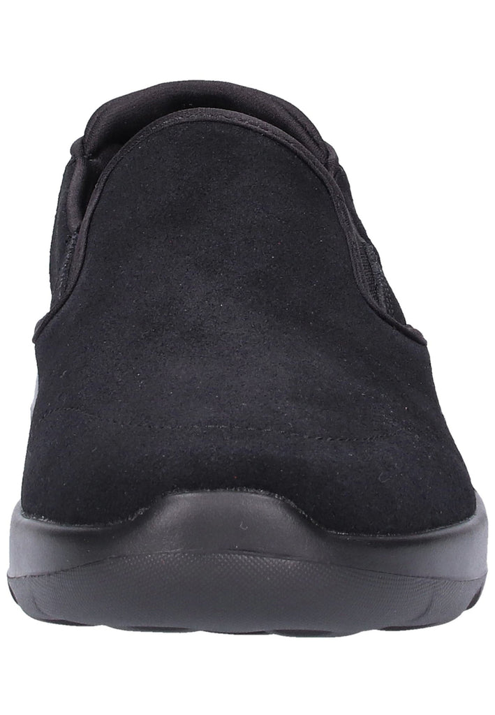 Skechers Slipper Leder Schwarz