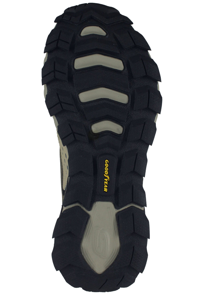 Skechers Sneaker Leder Grau/Schwarz