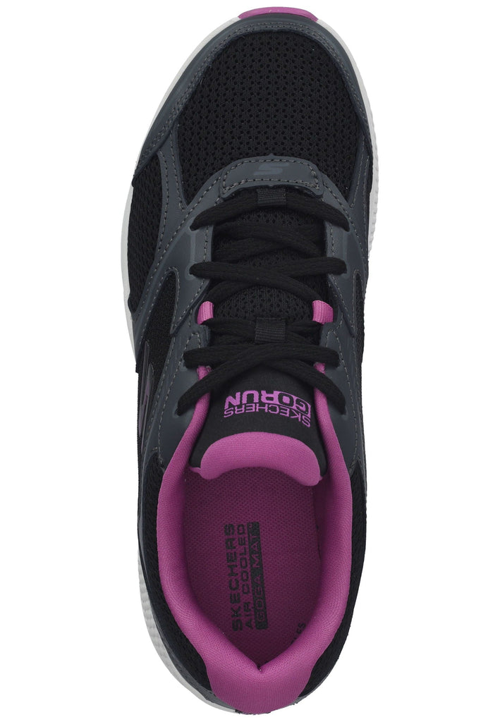 Skechers Sneaker Leder/Mesh Schwarz