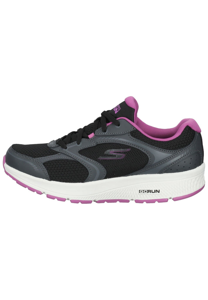 Skechers Sneaker Leder/Mesh Schwarz