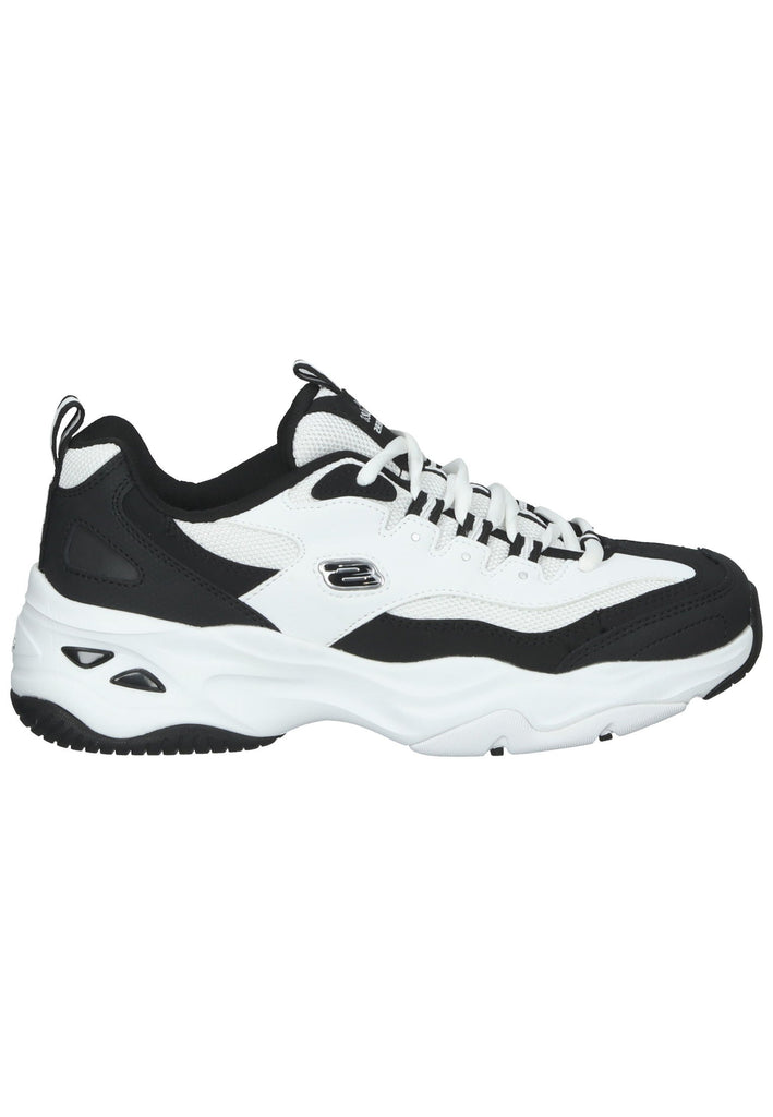 Skechers Sneaker Leder/Mesh Schwarz