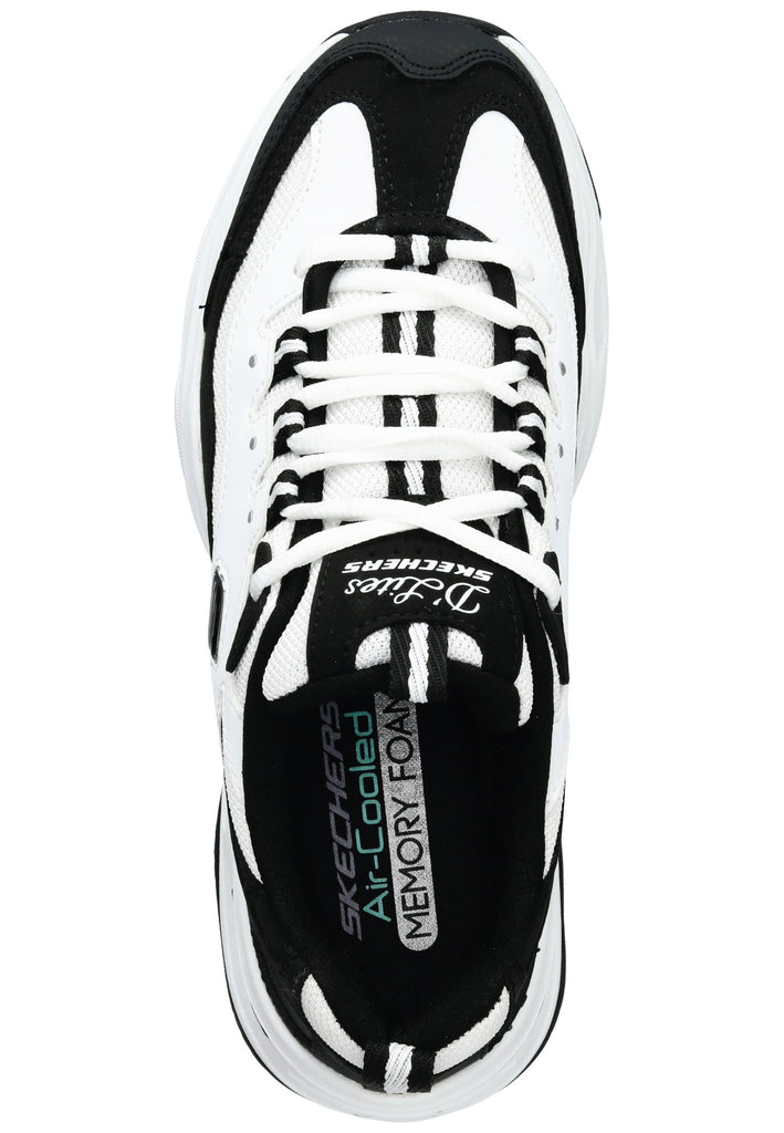 Skechers Sneaker Leder/Mesh Schwarz