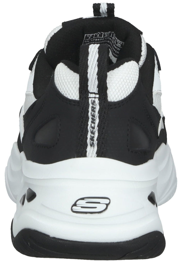 Skechers Sneaker Leder/Mesh Schwarz