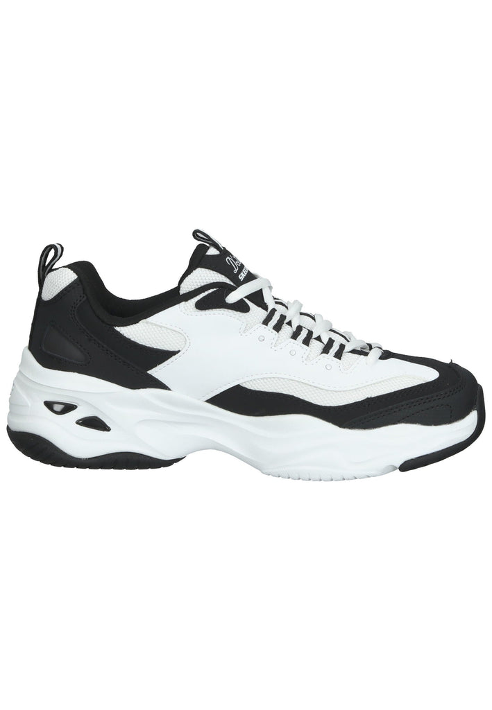 Skechers Sneaker Leder/Mesh Schwarz