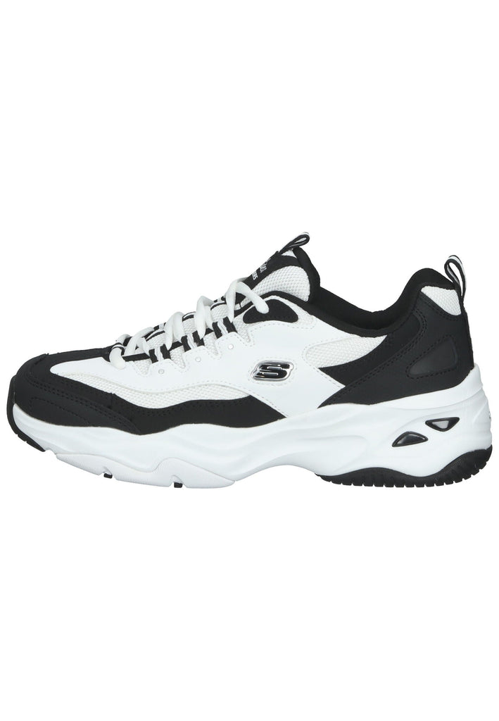 Skechers Sneaker Leder/Mesh Schwarz