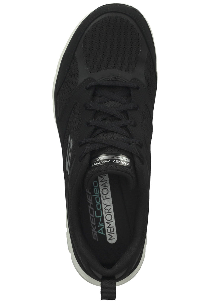 Skechers Sneaker Leder/Mesh Schwarz
