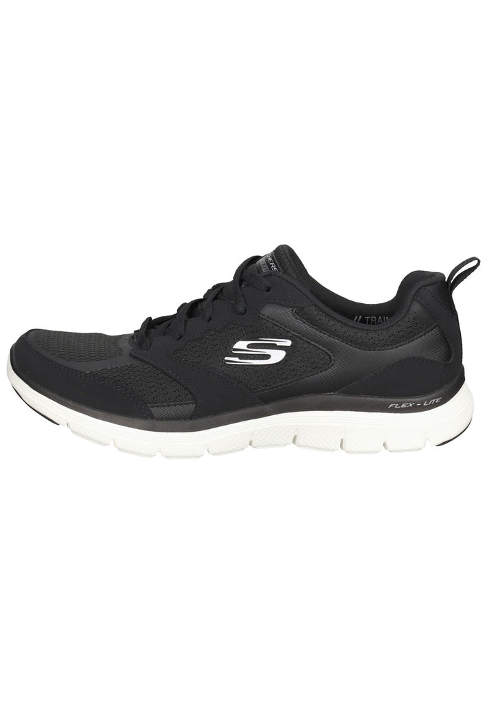 Skechers Sneaker Leder/Mesh Schwarz