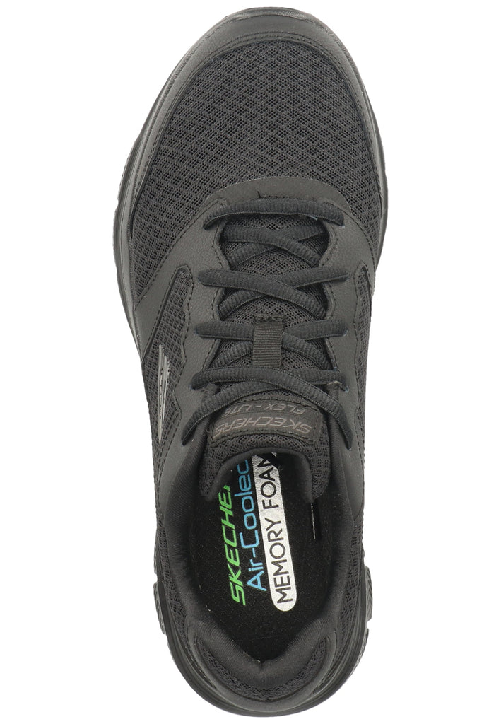 Skechers Sneaker Leder/Mesh Schwarz