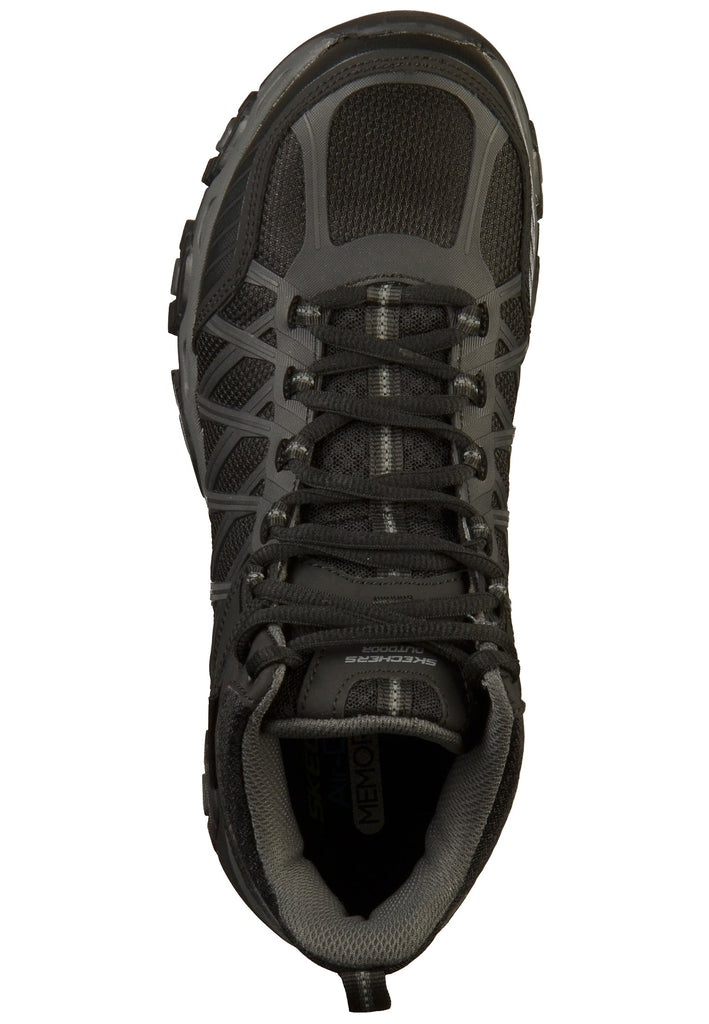 Skechers Sneaker Leder/Mesh Schwarz