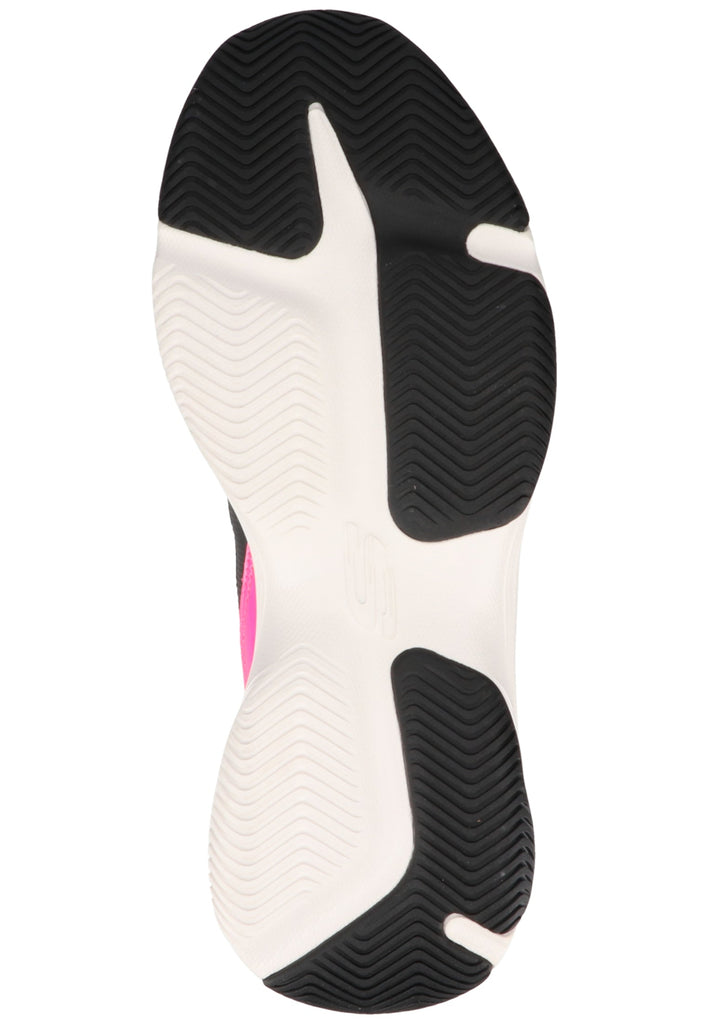 Skechers Sneaker Leder/Mesh Schwarz/Pink