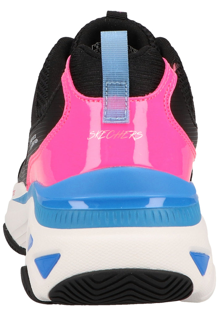Skechers Sneaker Leder/Mesh Schwarz/Pink