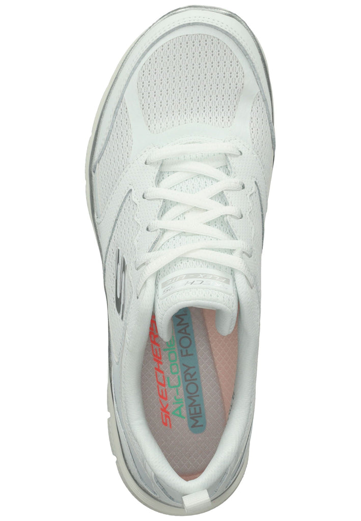 Skechers Sneaker Leder/Mesh Weiß