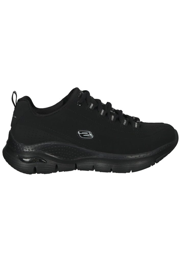 Skechers Sneaker Leder Schwarz