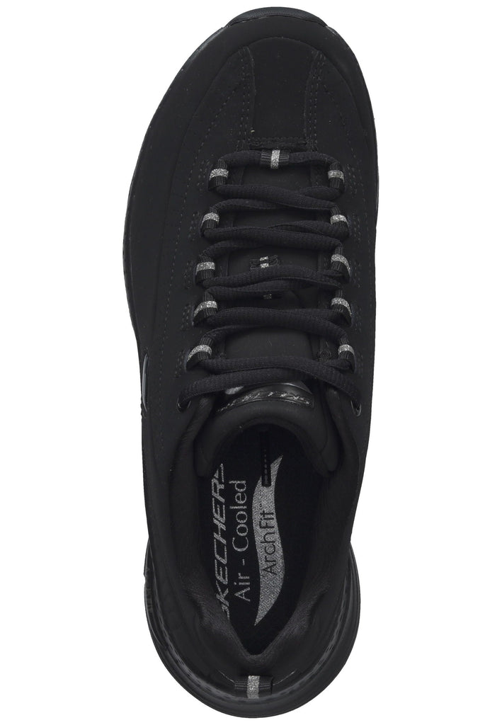 Skechers Sneaker Leder Schwarz