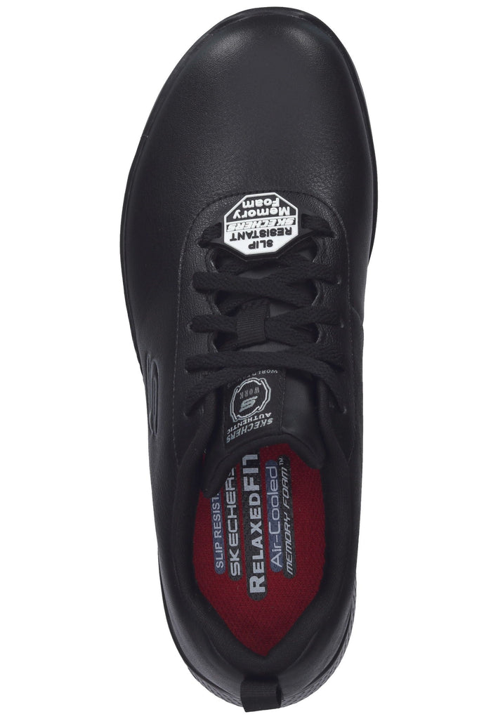 Skechers Sneaker Leder Schwarz