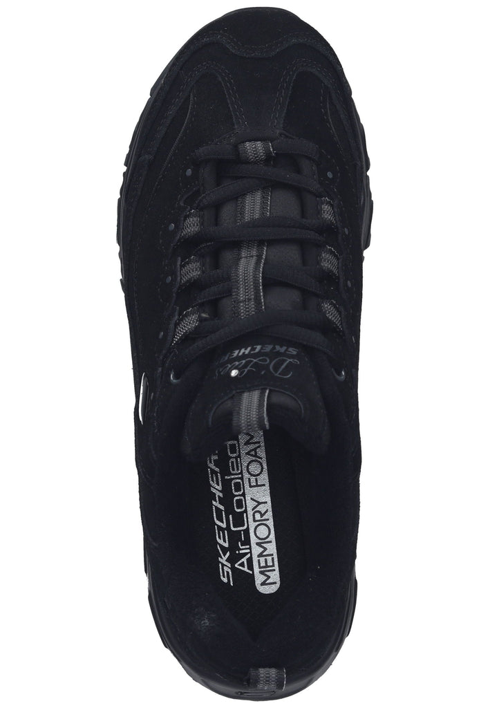 Skechers Sneaker Leder Schwarz