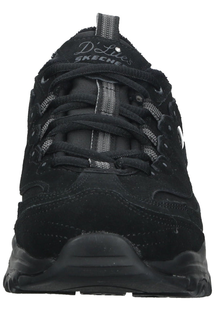 Skechers Sneaker Leder Schwarz