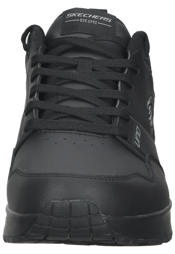Skechers Sneaker Leder Schwarz