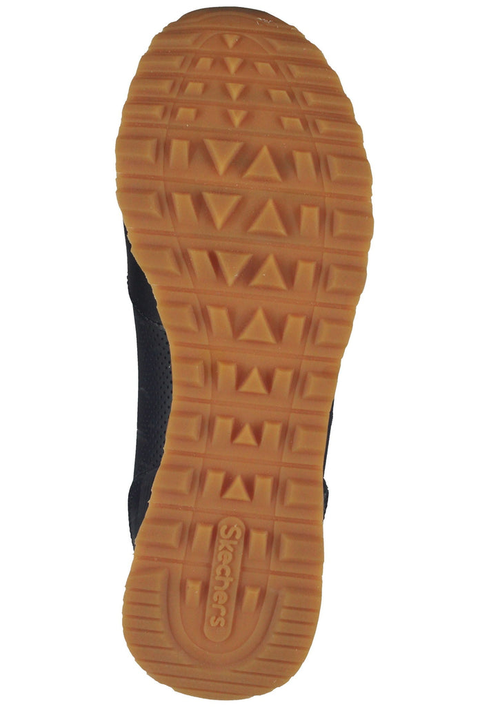 Skechers Sneaker Leder Schwarz