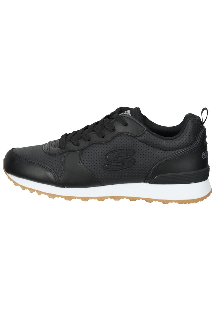 Skechers Sneaker Leder Schwarz