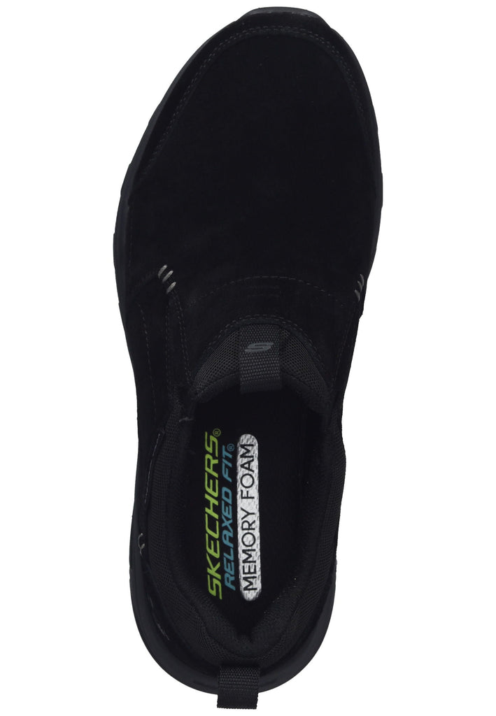 Skechers Sneaker Leder Schwarz