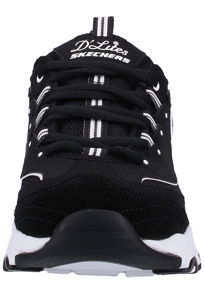 Skechers Sneaker Leder Schwarz