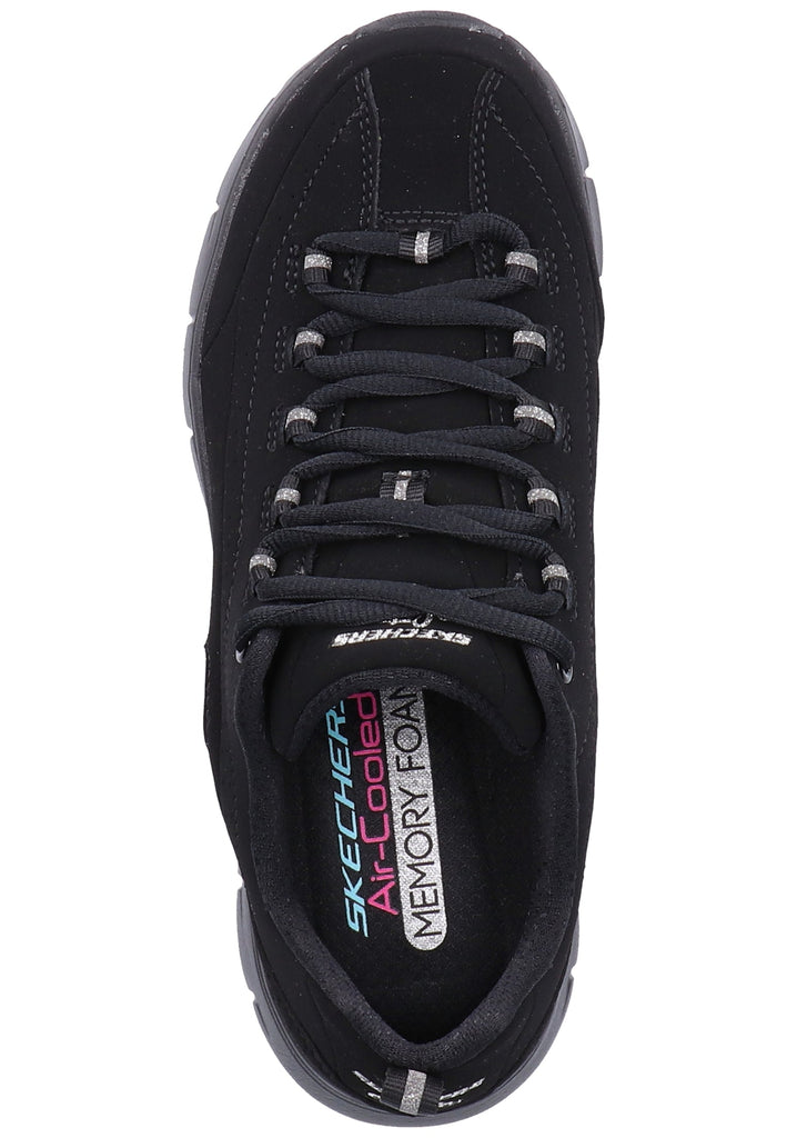 Skechers Sneaker Leder Schwarz